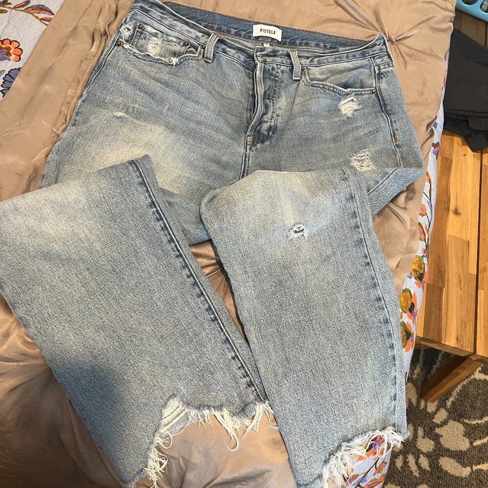 Ankle length Pistola denim